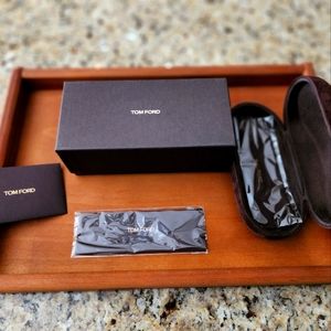 Tom Ford Black Hard Velvet Case for Sunglasses / Eyeglasses – Case only